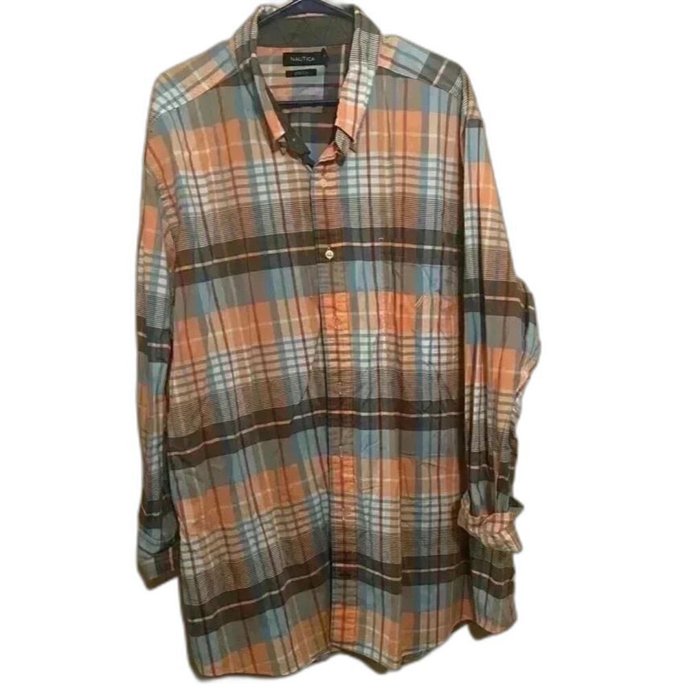 Nautica Men’s Long Sleeve Button Down 3XL